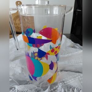 Colorful Fish Art Pitcher